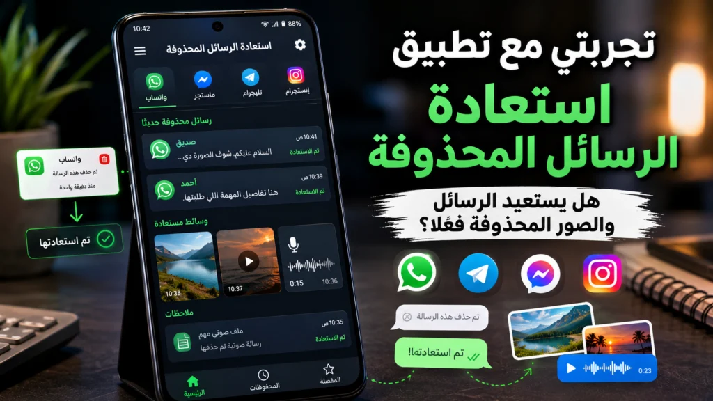 Recover Deleted Messages – تجربة استعادة الرسائل المحذوفة