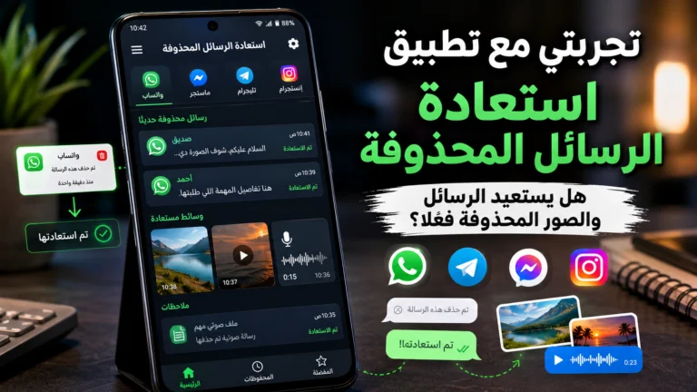 Recover Deleted Messages – تجربة استعادة الرسائل المحذوفة
