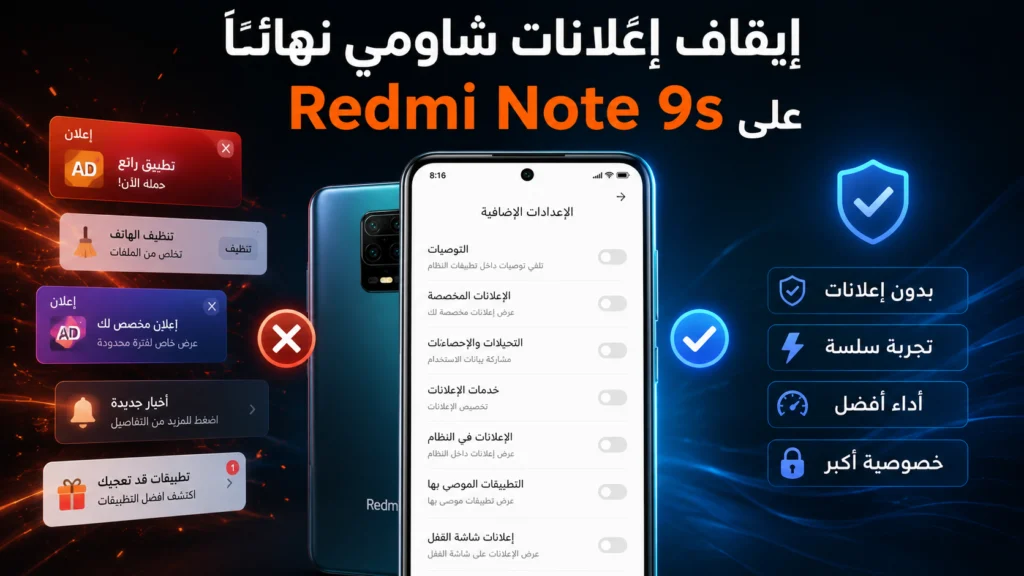 طريقة إيقاف إعلانات شاومي نهائياً على هواتف شاومي (شرح كامل خطوة بخطوة)