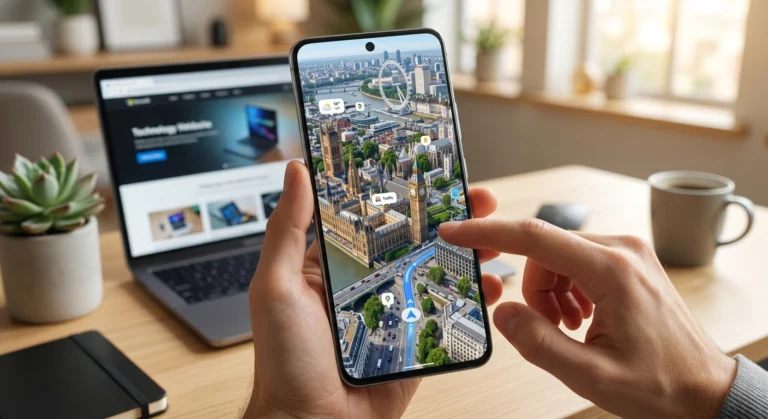 ميزة مخفية في Google Maps تتيح لك عرض الخرائط والمباني مجسمة كالحقيقة تماماً | تجربة عملية وشرح التفعيل