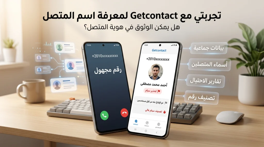 Getcontact – تجربة معرفة اسم المتصل والوسوم