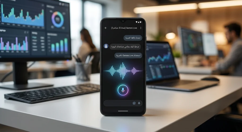 قوقل تطلق Gemini Live رسمياً باللغة العربية وتوسّع دعمه للهواتف المتوسطة والاقتصادية